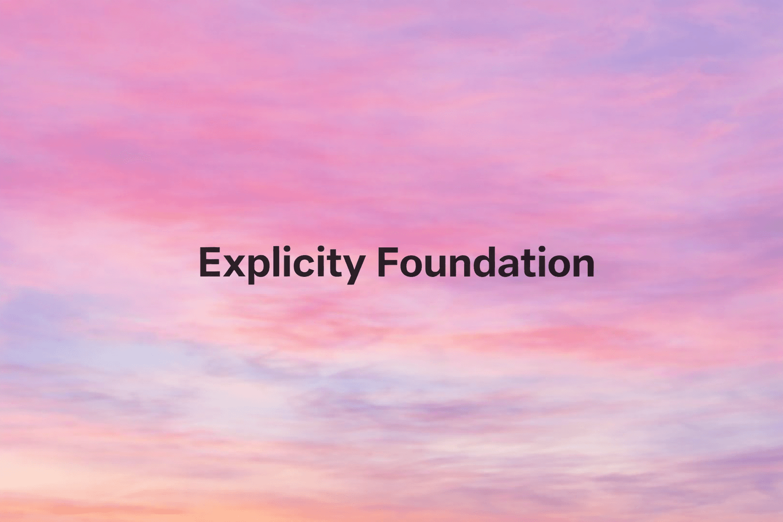 Explicity Foundation